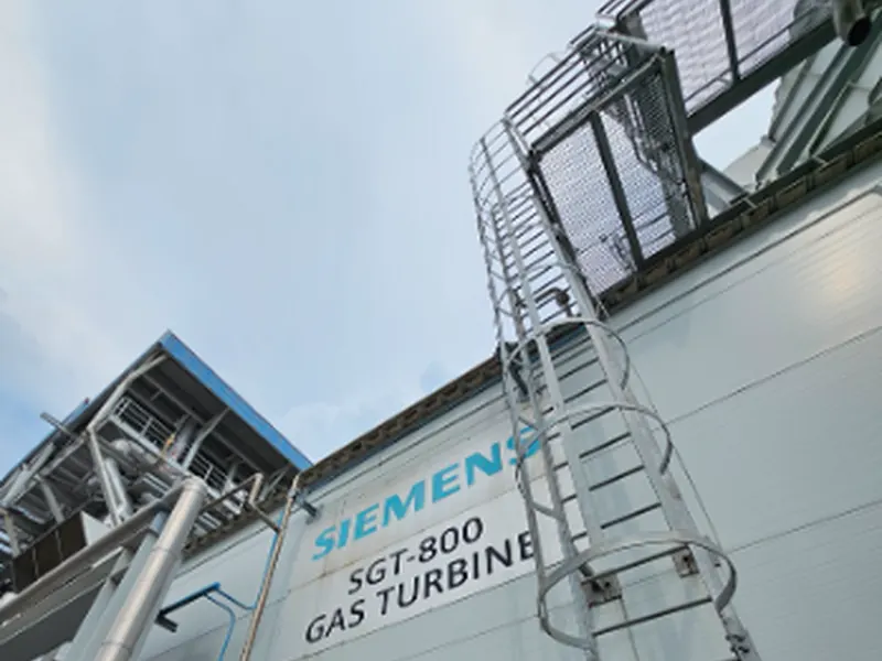 Siemens SGT-800 (+25 MW steam turbine, HRSG) – 53 MW combined-cycle block