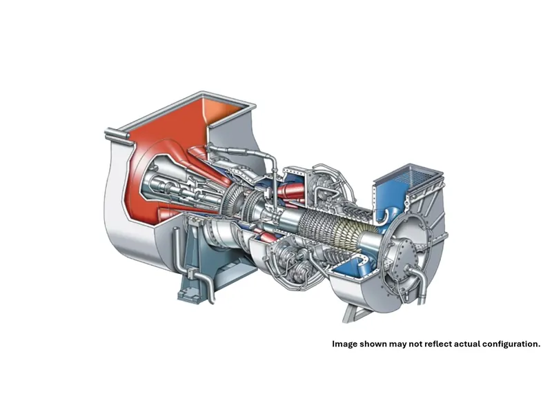 Siemens SGT-200-1S – 6.7 MW turbine-generator set (representative photo)