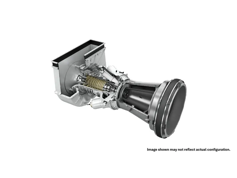 Siemens SGT-300 DLE – 8 MW turbine-generator set (representative photo)