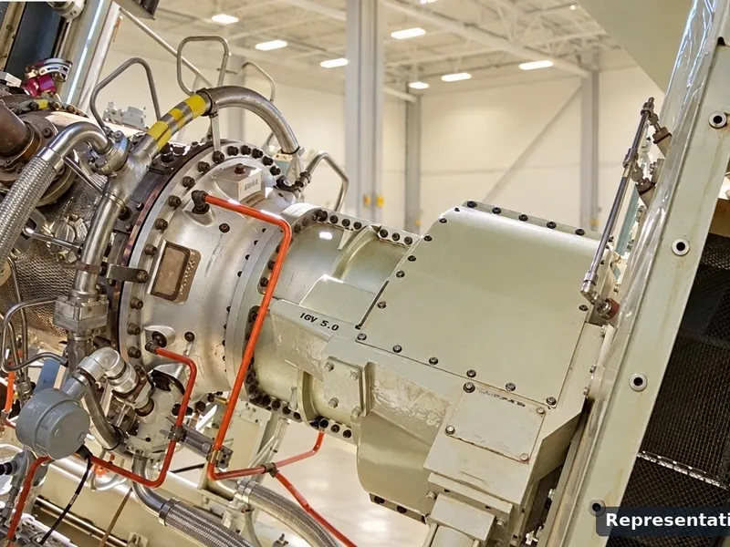 Solar Turbines Taurus 60 (7901 GSC) – 5.4 MW turbine-generator set (representative photo)